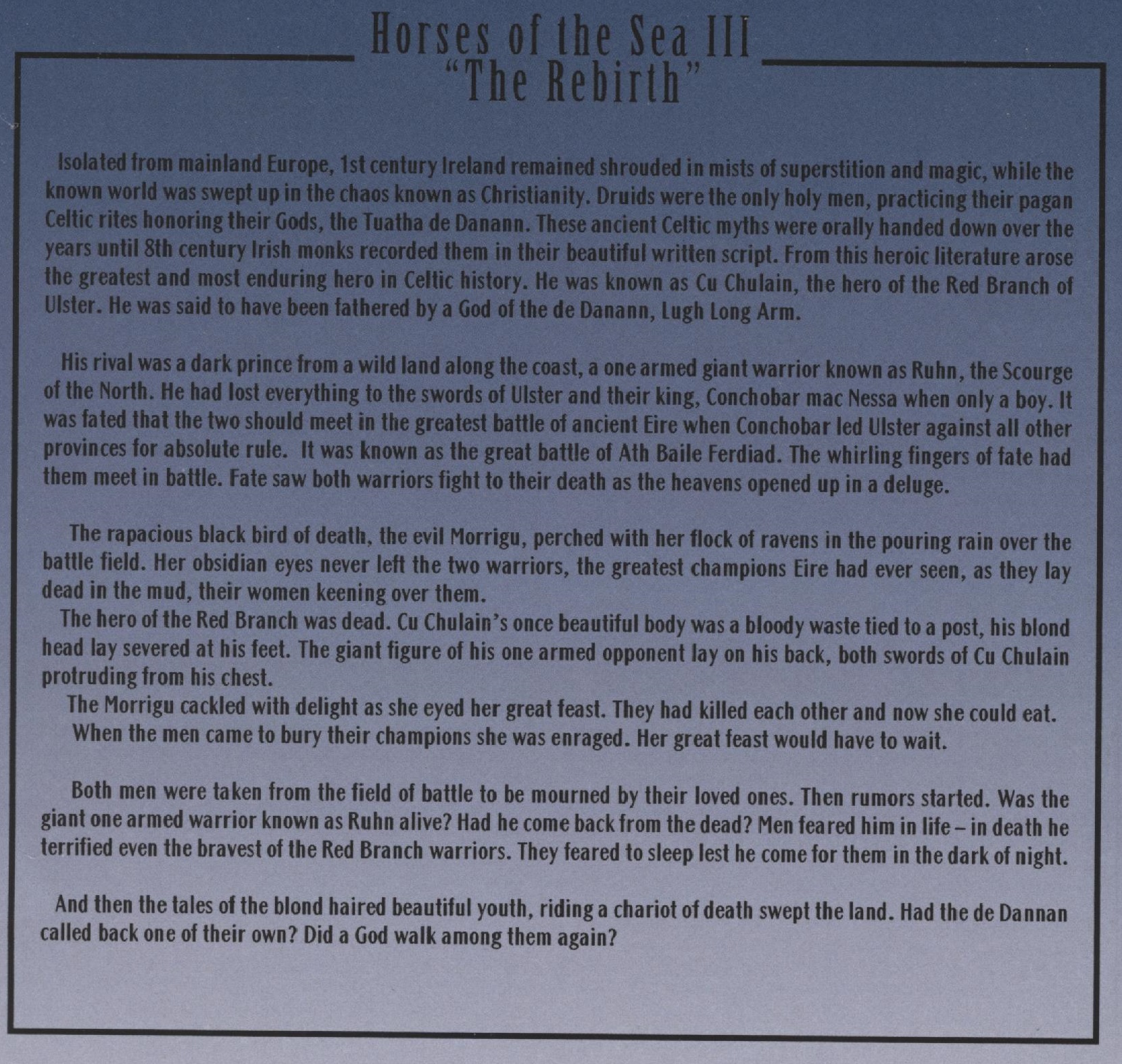 Horses of the Sea Vol 3